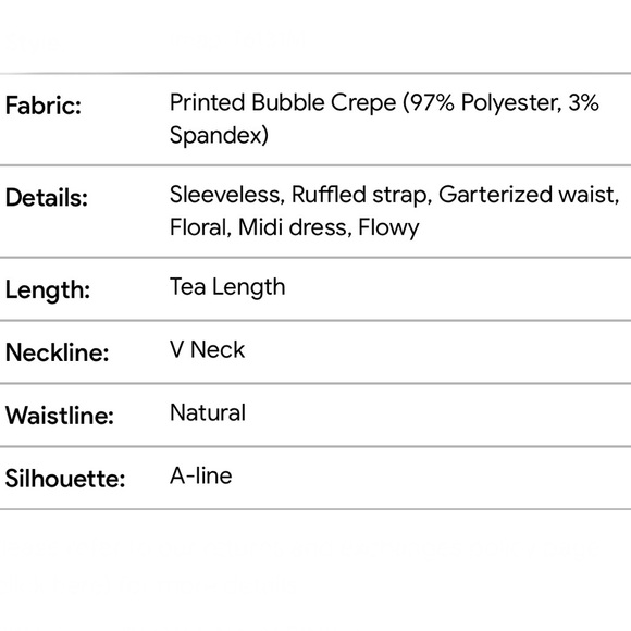 ❄️ SALE! London Times Floral Ruffle Midi Dress - Picture 6 of 6